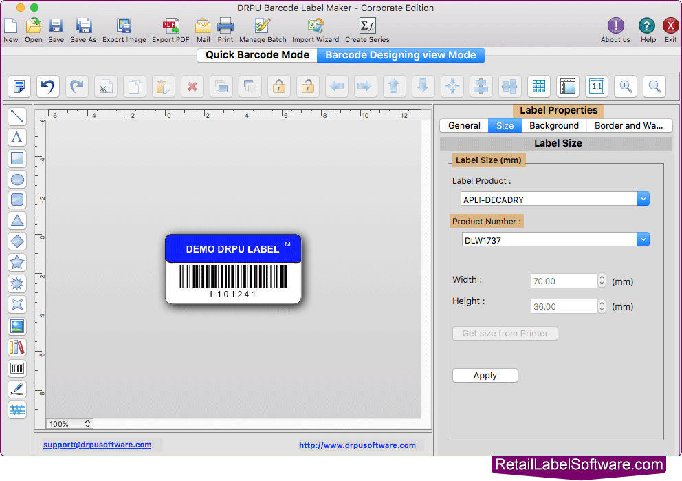 Label Properties