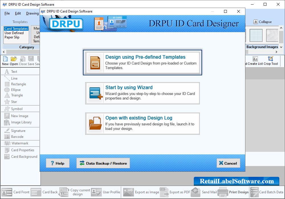 ID card maker software