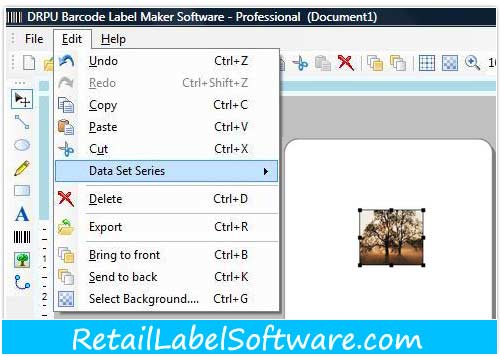 Screenshot of Barcode Scanning Software