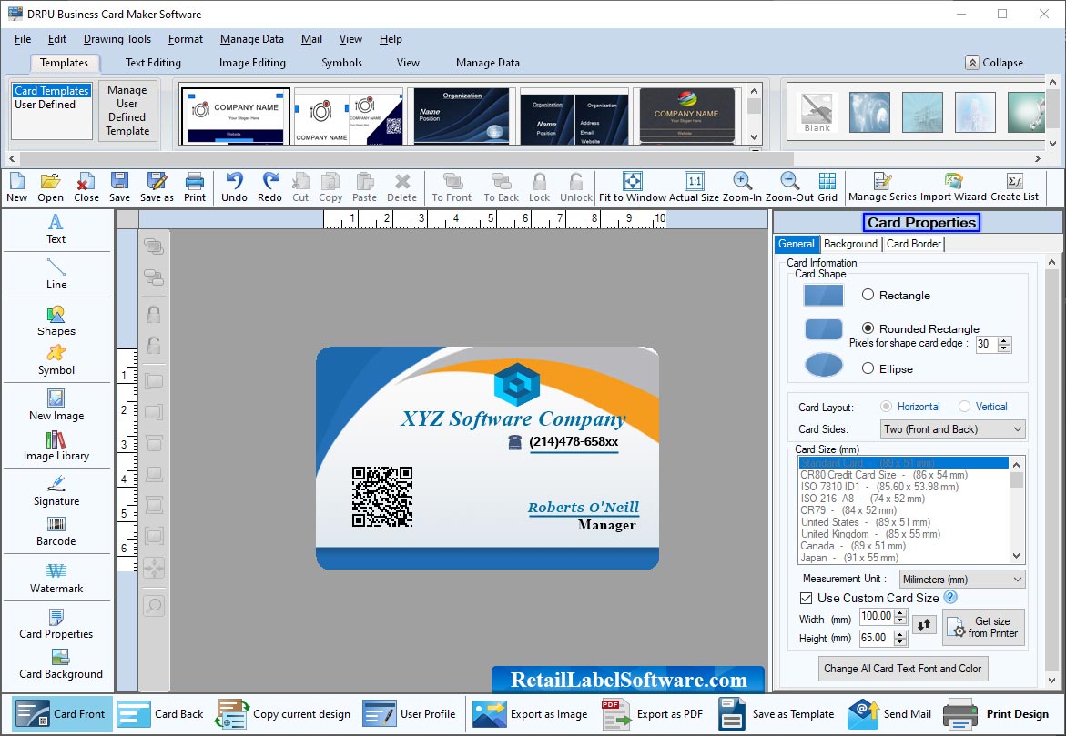 Business Card Maker Software