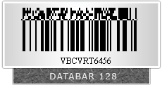  Databar Code 128