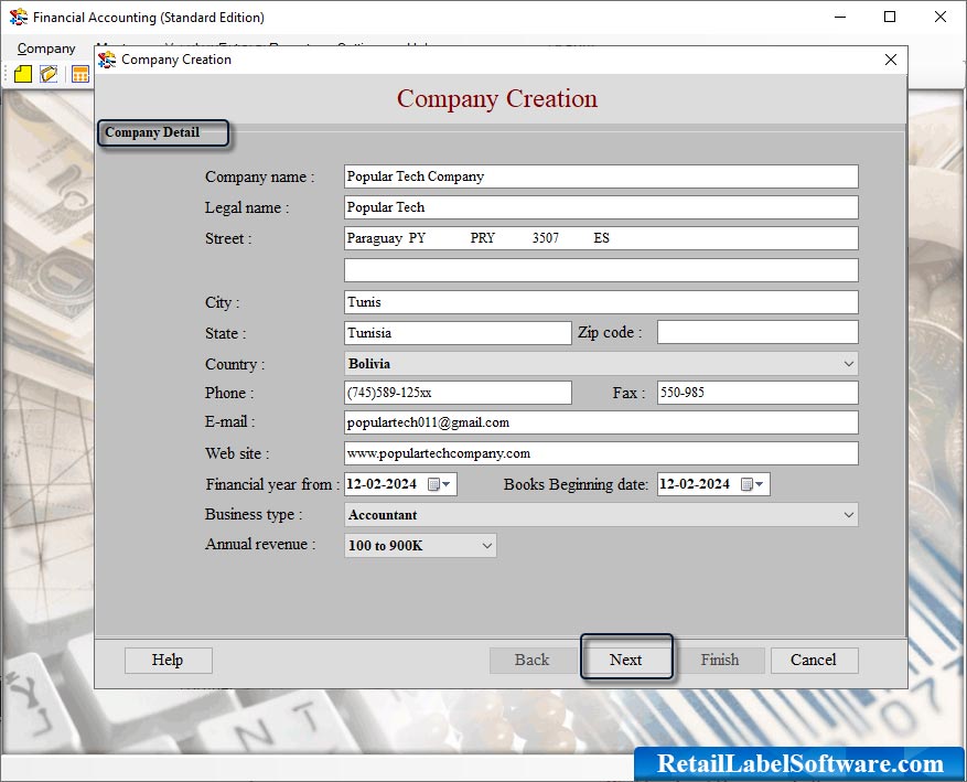 Financial Accounting Software (Standard Edition)