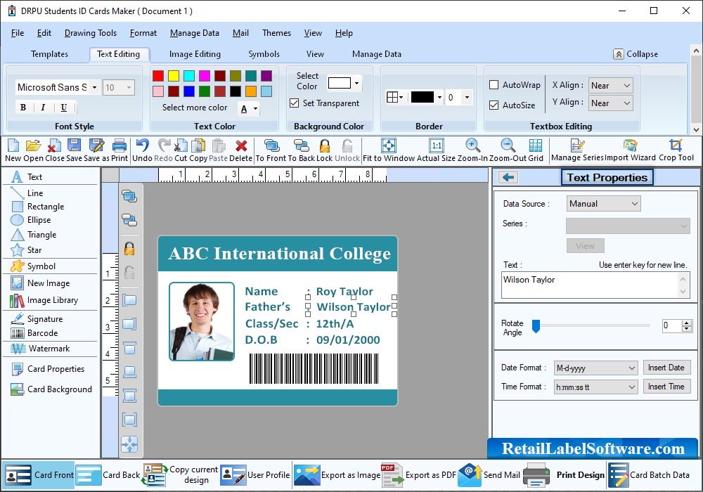 Student ID Card Maker Software