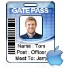 Visitors ID Cards Maker for Mac